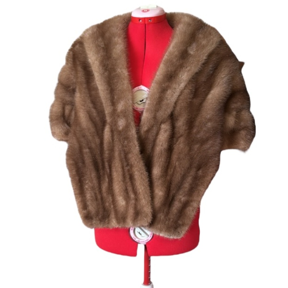 Imperial Fur Company Vintage Mink Fur Stole Wrap